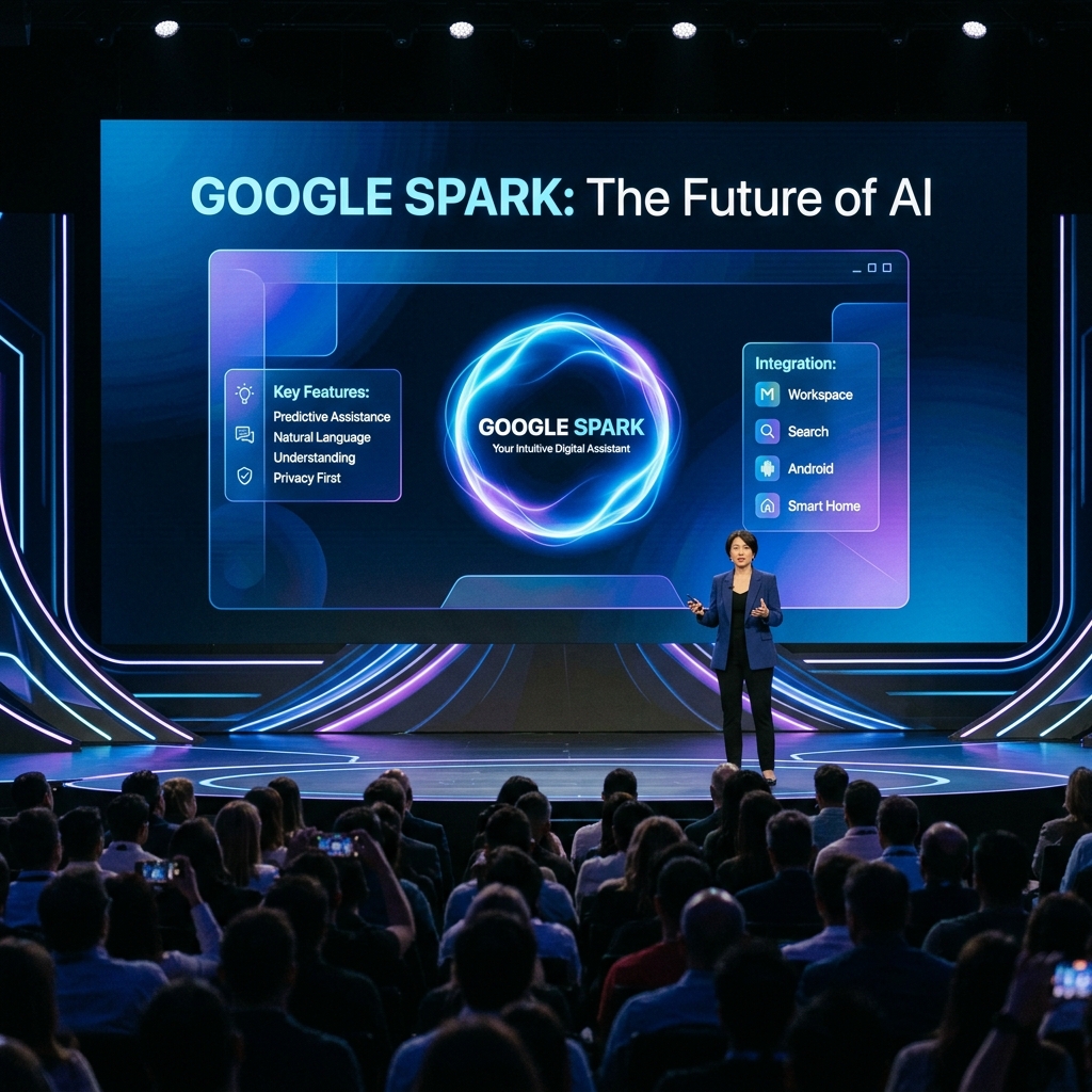 Presentación de la era de los agentes con Gemini Spark en el Google I/O 2026